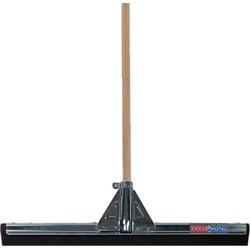Talen Tools Vloer/douche trekker - rubber 55 cm - houten steel 130 cm - Vloertrekkers