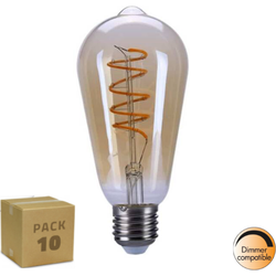 10 pack Highlight Kristalglas Filament lamp – Amber