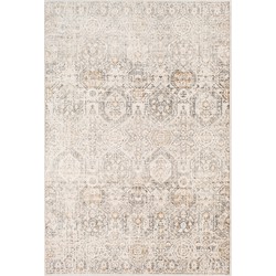 Vintage Oosters Tapijt LOTUS - Grijs/Beige - 200x275 cm