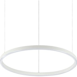 Ideal Lux - Oracle slim - Hanglamp - Aluminium - LED - Wit