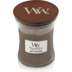 WW Sand & Driftwood Medium Candle - WoodWick