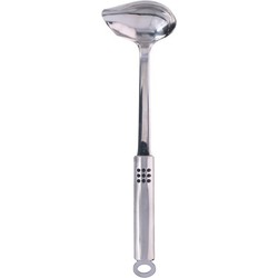 Juslepel - sauslepel - RVS - 29 cm - sauslepels met schenktuit - Juslepels