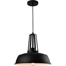 QUVIO Hanglamp rond zwart - QUV5080L-BLACK