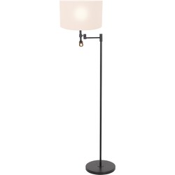 Steinhauer vloerlamp Stang - zwart - metaal - 7178ZW