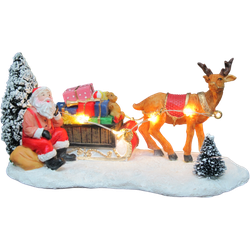 Kerstman Met Slee