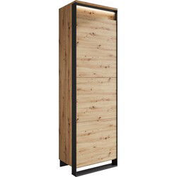 Meubella - Kledingkast Quincy - Eiken - 60 cm