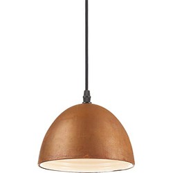 Ideal Lux Folk - Moderne Hanglamp - Metaal - E27 - Bruin - Stijlvol Design
