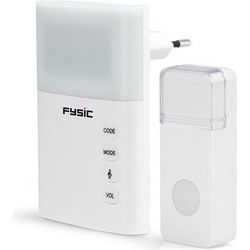 Fysic FD-110 Draadloze Deurbel met Flits Wit