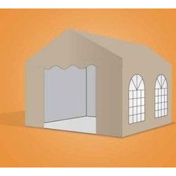 Premium Partytent PVC 3x3x2 mtr in Beige