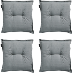 Madison -  Zitkussen Basic grey - Ca. 50x50 cm - Set van 4