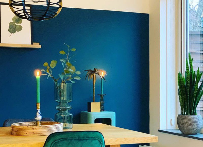 Dit zijn de mooiste blauwtinten voor op de muur