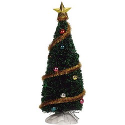 Sparkling green christmas tree medium