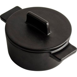 Cocotte - Stoofpan - 14 x 10,5 x 7,5 cm - Zwart