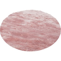 Curacao Rond Roze vloerkleed - - 80 X 80 CM