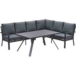Garden Impressions Senja lounge dining set 3-delig rechts - mystic grey