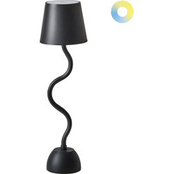 Beliani VOUGA - Tafellamp-Zwart-IJzer