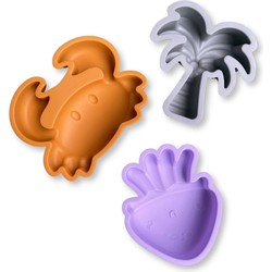 Swim Essentials  Swim Essentials Abstract Silicone beach set with bucket, shovel and 3 shapes