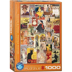 Eurographics Eurographics puzzel Theatre & Opera Vintage Posters - 1000 stukjes