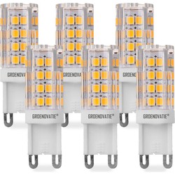 Groenovatie G9 LED Lamp 5W Warm Wit 6-Pack