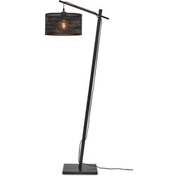 Vloerlamp Java - Bamboe Zwart - 58x32x150cm