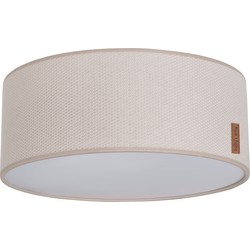 Baby's Only Gebreide Plafondlamp babykamer - Plafonnière Classic - Zand - Ø35 cm - Inclusief pendel - E27 fitting - 13 watt