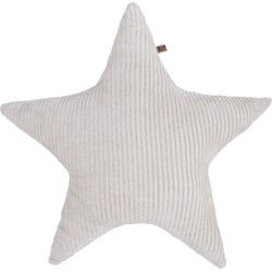 Baby's Only Sierkussen babykamer ster teddy Sense - Kiezelgrijs - 45x40 cm - Inclusief kussenvulling
