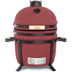 Buccan BBQ - Kamado barbecue - Sunbury Smokey Egg - Table Grill 15"- Limited edition - Rood