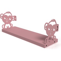 Gorillz Kids Monkey- Boekenplank Boekenrek Kinderkamer - Roze