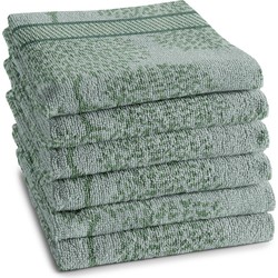 DDDDD Keukendoek Trees Green (6 stuks)