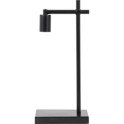 D - Light & Living - Tafellamp CORBY  - 21x12x45.5cm - Zwart
