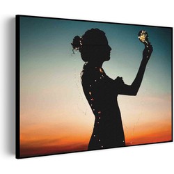 Muurwerken Akoestisch Schilderij - Het Hoopvolle licht - Geluidsdempend Wandpaneel - Wanddecoratie - Geluidsisolatie - PRO (AW 0.90) XL (120x86)