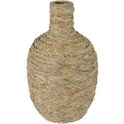 Vaas zeegras d24h38,5 cm naturel