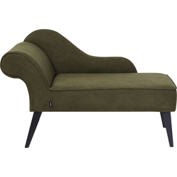 BIARRITZ - Chaise longue - Olijfgroen - Linkerzijde - Polyester