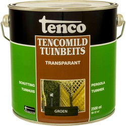 Transparant groen 2,5l mild verf/beits - tenco