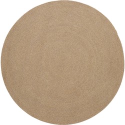 Kave Home - Beige rond tapijt Despas van synthetische vezels Ø 200 cm