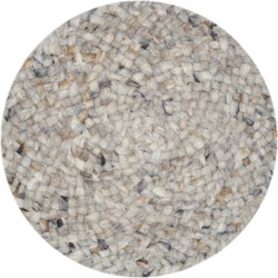 Rond wollen vloerkleed Ultimo 04 - De Munk Carpets - Rond 220 Ø - (L)