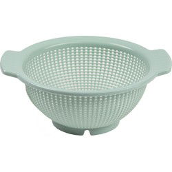 Plasticforte Vergiet - kunststof - zeep - D23 x H10 cm - mintgroen - Vergieten