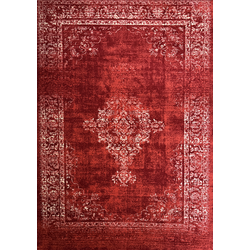 Istanbul Vintage - Laagpolig Vloerkleed - Retro Tapijt - Rood- 200x290 CM