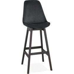 MORISS barkruk 48x56x113 cm Zwart