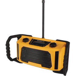 Robuuste werfradio dab/dab /fm 2 x 2.5 w