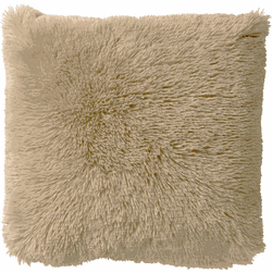 Dutch Decor FLUFFY - Kussenhoes 60x60 cm - superzacht - XL kussensloop - Pumice Stone - beige - Dutch Decor