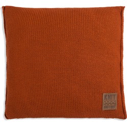 Knit Factory Uni Sierkussen - Terra - 50x50 cm - Inclusief kussenvulling