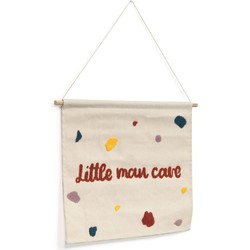 Kave Home - Wandkleed Nerta 100% katoen 'little man cave' multicolour 35 x 45 cm