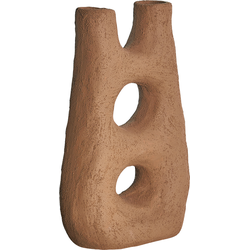 UARU - Bloemenvaas - Bruin - Steengoed