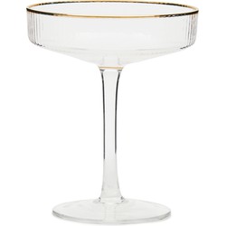 Riviera Maison champagnecoupe, champagneGlas Maison Coupe - Transparant - Glas 165 ml - 1 stuk