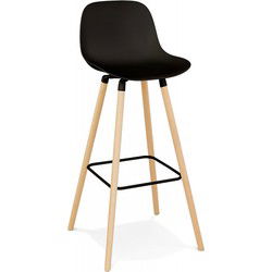 TATSU halfhoge snackkruk 48x46x89 cm Zwart