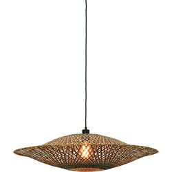 Hanglamp Bali - Bamboe/Zwart - Ø87cm