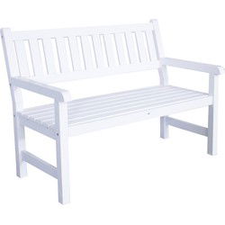 SenS-Line - Bordeaux Tuinbank 126cm - 2-zits - Wit