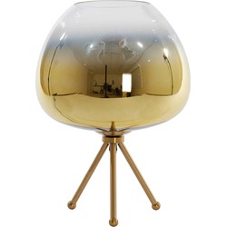 Light and Living tafellamp  - goud - glas - 1868585