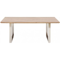 Eettafel Symphony Chroom 200x100cm